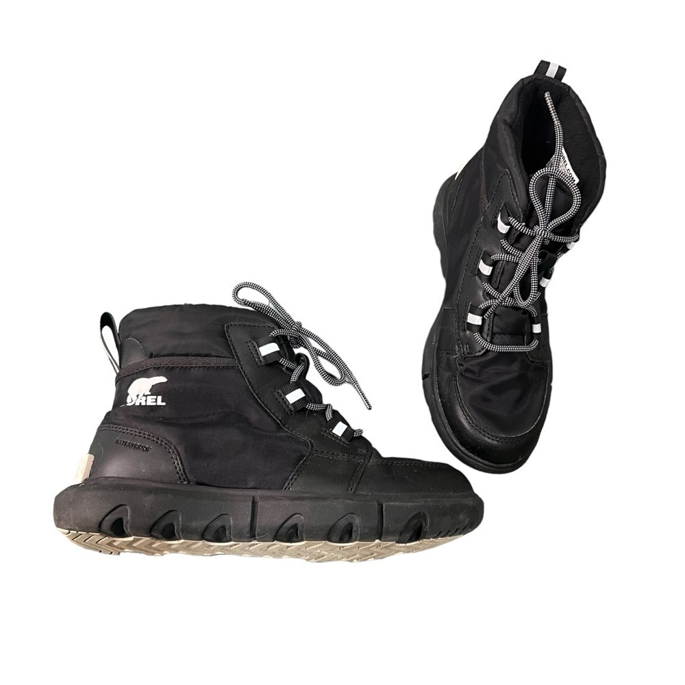 Sorel Explorer II Carnival Sport Boot Waterproof Black Size 6